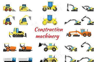 卡通工程车图片