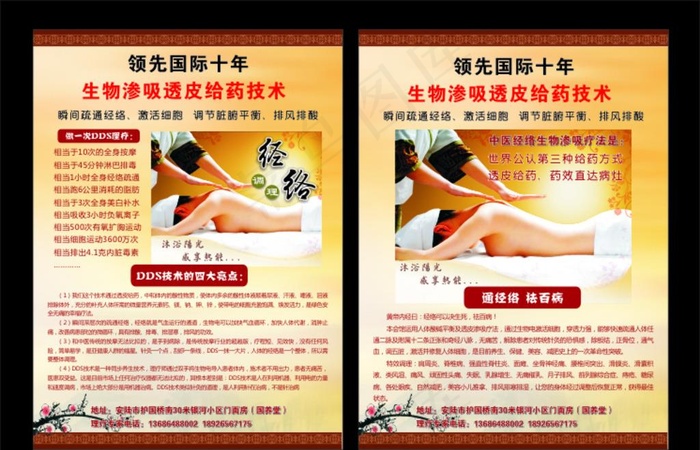 生物渗吸透皮给药技术图片cdr矢量模版下载
