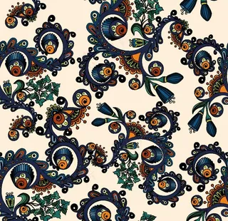 欧式花纹 民族风 民族花纹图片