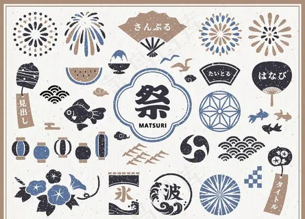 日式和风矢量图案汇总图片
