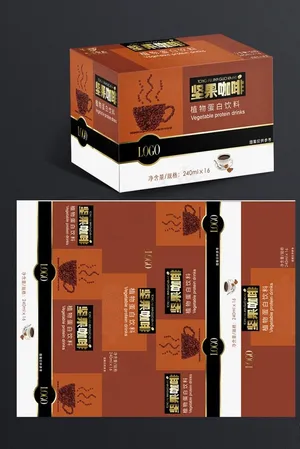 咖啡饮品包装设计图片