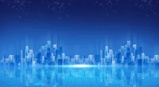 科技城市背景图图片