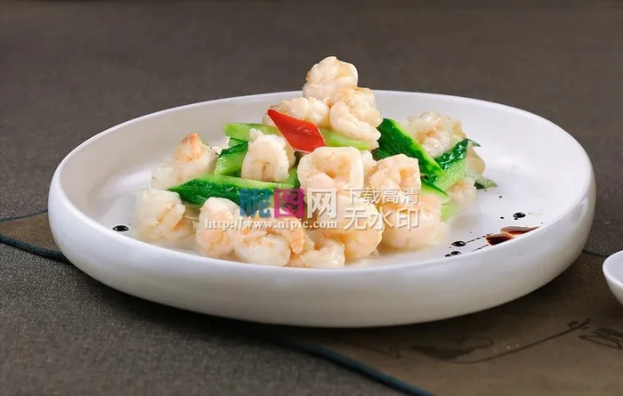 清炒虾仁图片