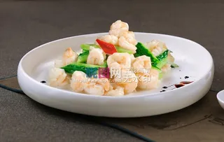 清炒虾仁图片
