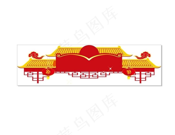 牌楼屋檐图片