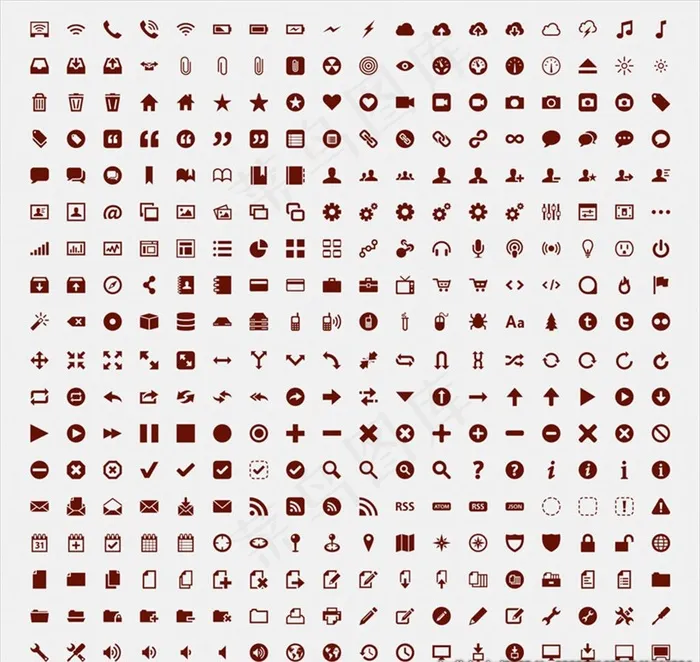 小图标图片psd模版下载