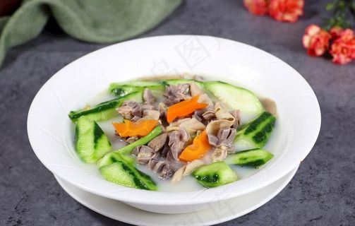 胜瓜杂菇浸鸡杂图片