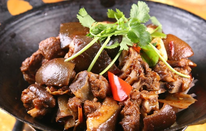 干锅狗肉图片