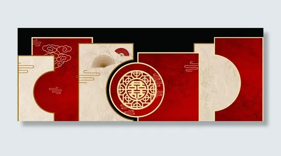 中式婚礼背景图片 中式婚礼背景图片