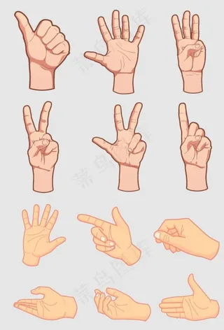 手势图标图片