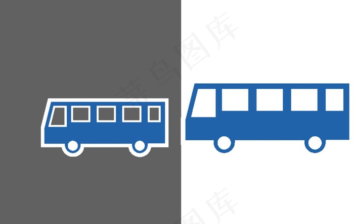 矢量公交车图片ai矢量模版下载