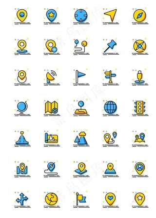 地图导航类小图标图片