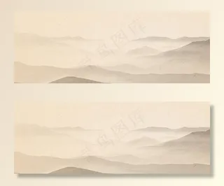 中国风山水背景图片