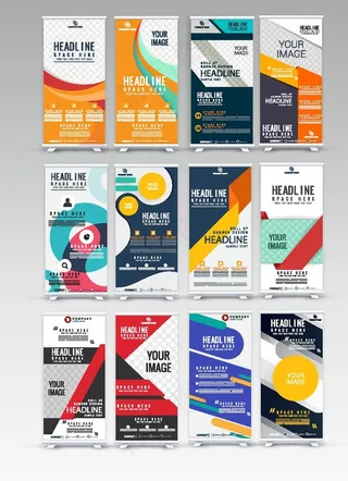 X展架易拉宝图片