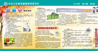 健康教育宣传栏图片