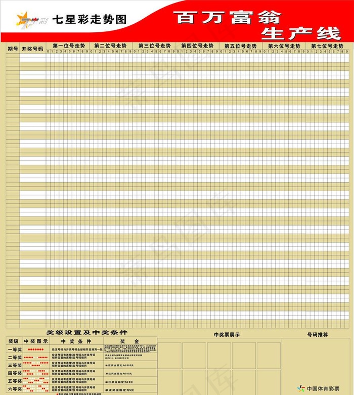 七星彩 体育彩票图片cdr矢量模版下载