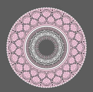 同心圆形装饰图案图片