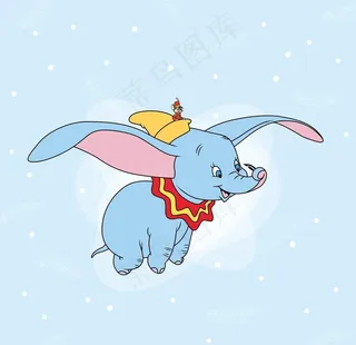 卡通小飞象图片