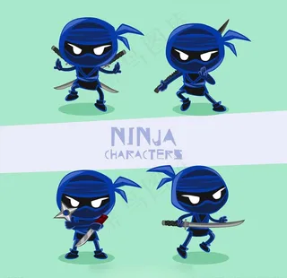 忍者系列卡通图片