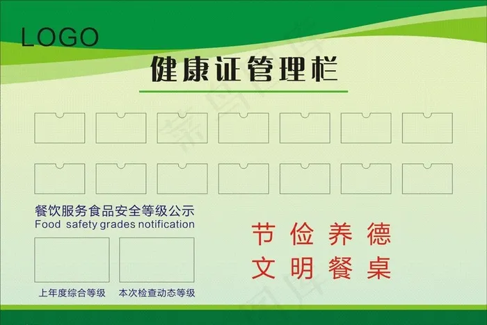 健康证管理栏图片