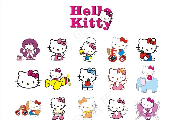 kitt 猫咪图片cdr矢量模版下载