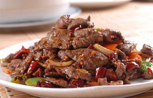 香辣猪肝图片 香辣猪肝图片