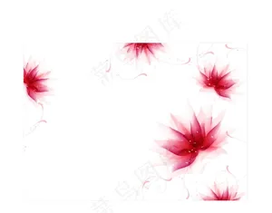 粉色梦幻花卉图片