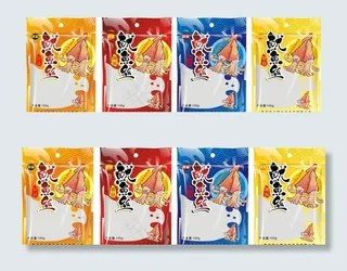 鱿鱼丝包装设计图片