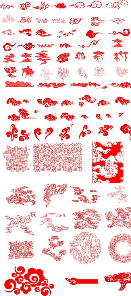 祥云图片cdr矢量模版下载