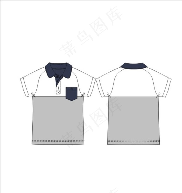 男式插肩袖T恤图片