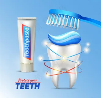 卡通牙齿主题图片