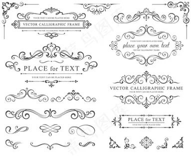 欧式标题框图片