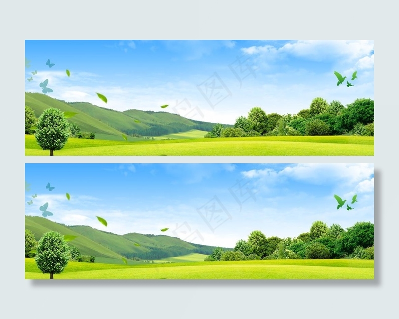 蓝天白云背景图片