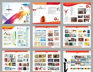 广告公司宣传画册图片