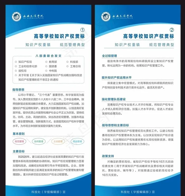 X展架图片cdr矢量模版下载