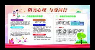心理健康 心理咨询 心理展板图片