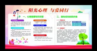 心理健康 心理咨询 心理展板图片