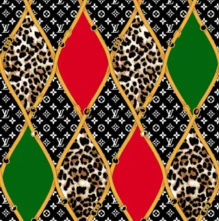 链条 豹纹 设计 大牌 图案图片