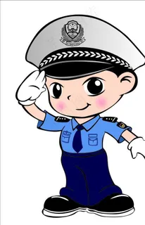 卡通小警察图片