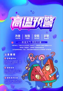 高温预警图片