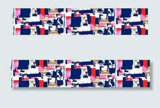 小长丝巾图案图片