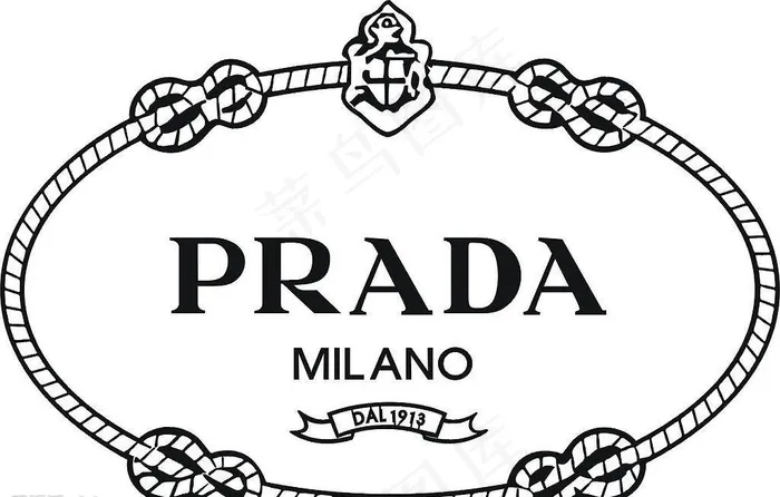 普拉达PRADALOGO图片cdr矢量模版下载