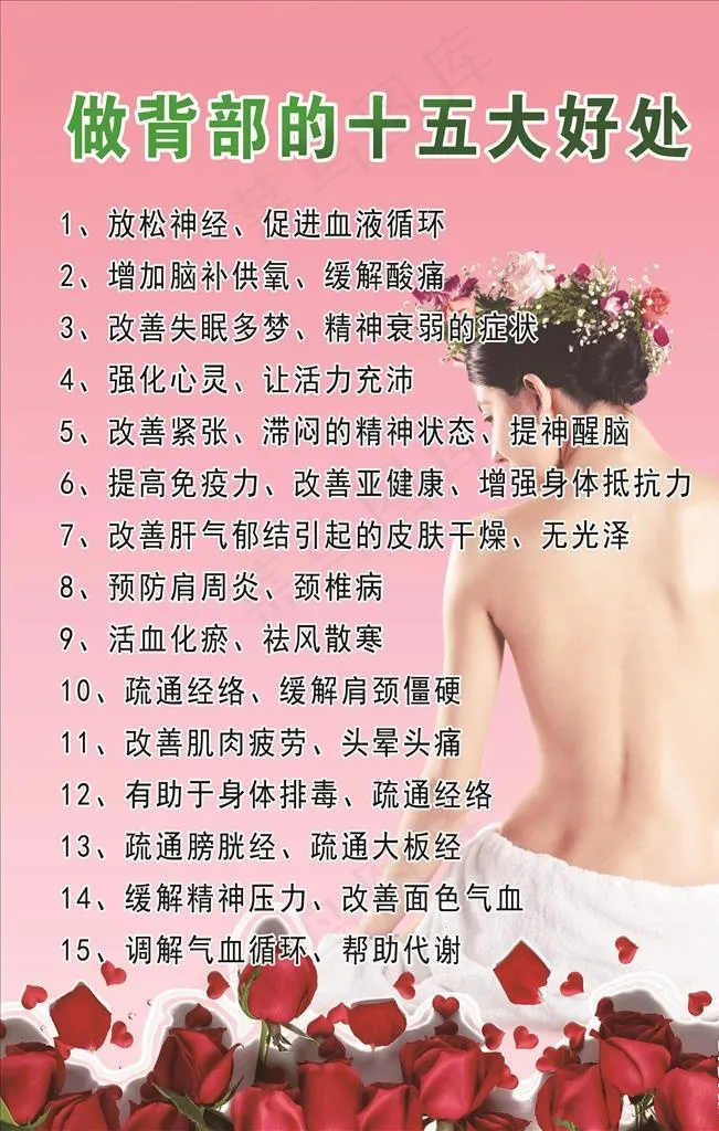 做背的十五大好处图片(4724X7087(DPI:300))psd模版下载