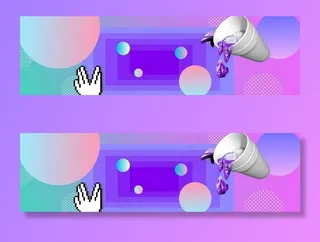 蒸汽波背景图片