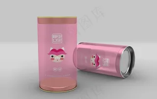 透明罐样机图片