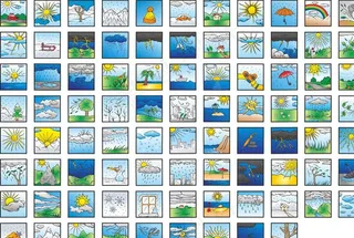 精美天气插画图片