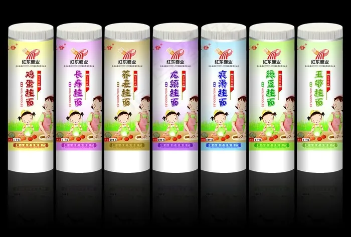 挂面纸包装（展开图）图片(3543X3189(DPI:300))psd模版下载