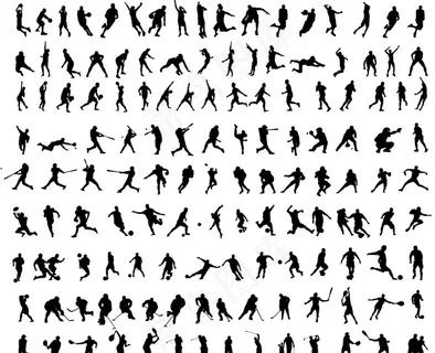 各类体育剪影图片 各类体育剪影图片