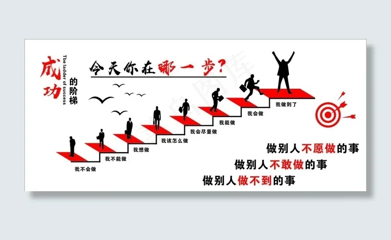 今天你在哪一步图片cdr矢量模版下载
