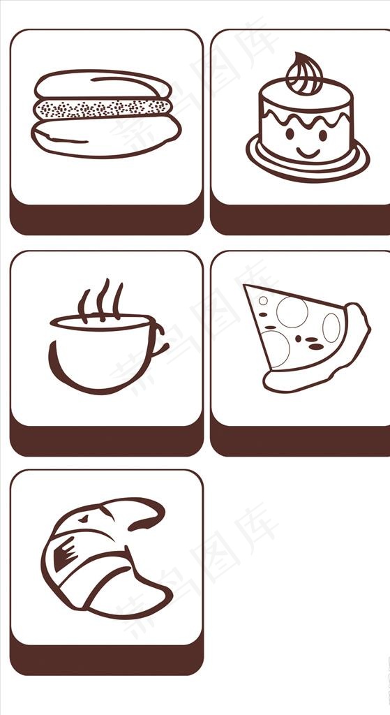 甜品店标志图片